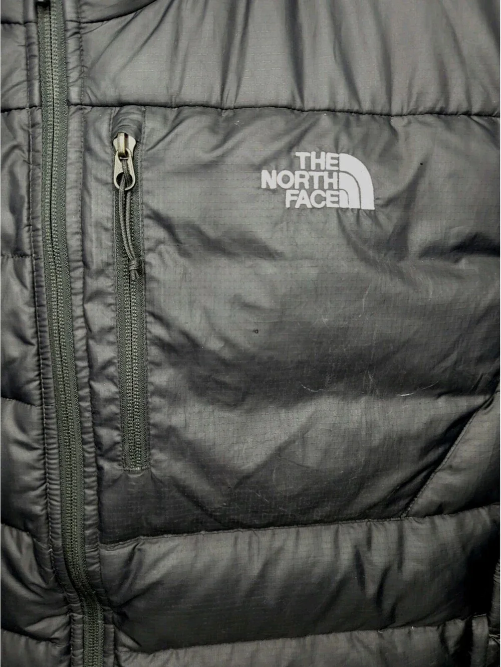 The North Face Down Aconcagua Puffer Vest Jacket Winter Mens XXL 2XL Black Gilet